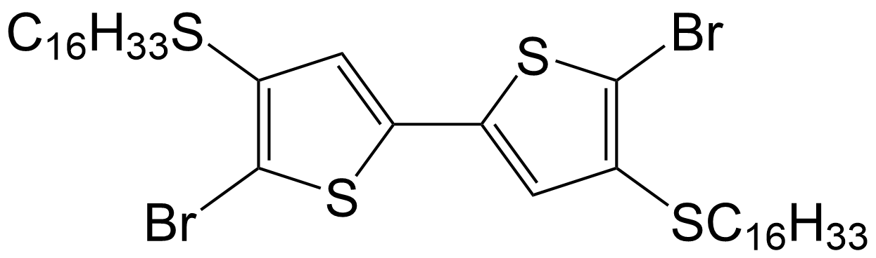 5,5'-dibromo,4,4'- bis(hexadecylthio)- 2,2'-bithiophene/